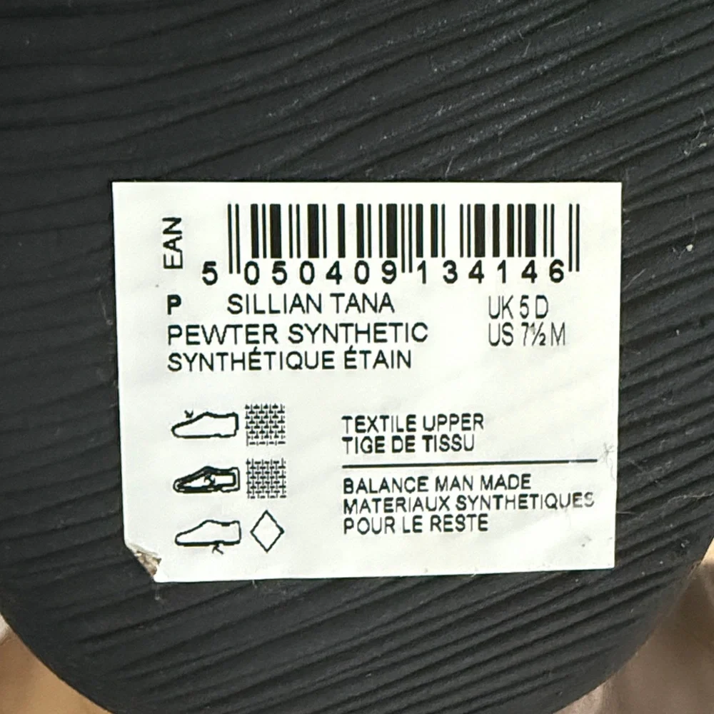 Clarks Cloudsteppers Sillian Tana pewter Ruched Ankle Booties 7.5 new - Picture 5 of 6